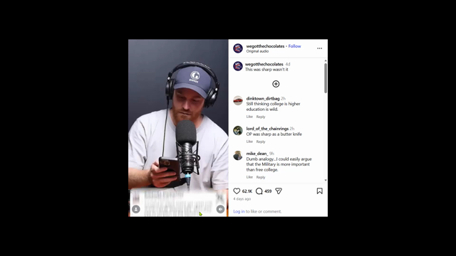 Instagram video of Australian comedy podcast "We got the Chocolates" doing a reading of my one good tweet from 2017. Amazing to see it still has legs nearly 10 years on!