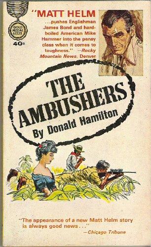 Book cover for Donald Hamilton's "The Ambushers."