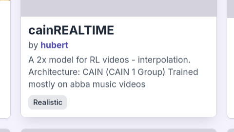a ML upscaler which states "trained mostly on Abba music videos"