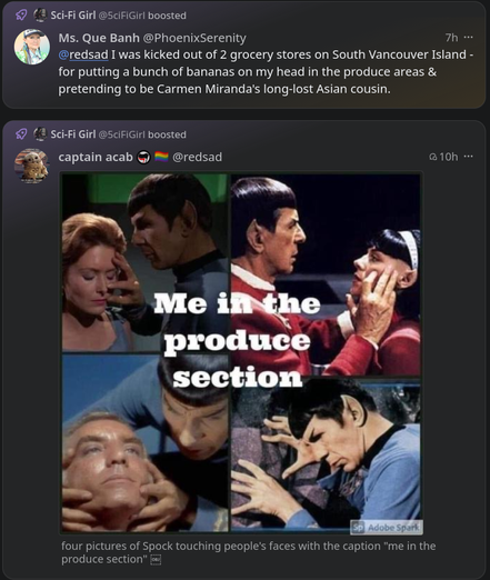 Two posts about produce boosted by SciFiGirl…