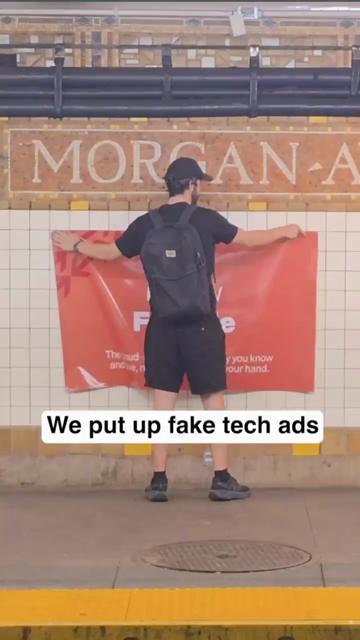 A video of a bunch of fake AI ads being put up, which say things like:

"Ziplink is now Froggle"
"We put the Q in QR1777"
"What if Texas was Upsidedown? Upsidedowntexas.ai"

All of them are utter gibberish, much like a lot of the real AI company ad pitches. Living in Silicon Valley, I swear I've seen a few of these unironically.