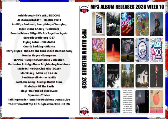 MP3 ALBUM RELEASES 2026 WEEK 10 (2026) NET