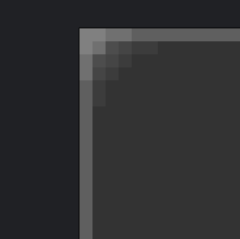 drawing a overlay highlight in the upper-left corner of the floppy disk