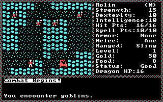 A screenshot of Penult for MS-DOS.